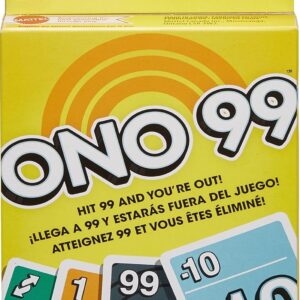 Mattel Games ONO 99 Card Game from the Makers of UNO for Kids